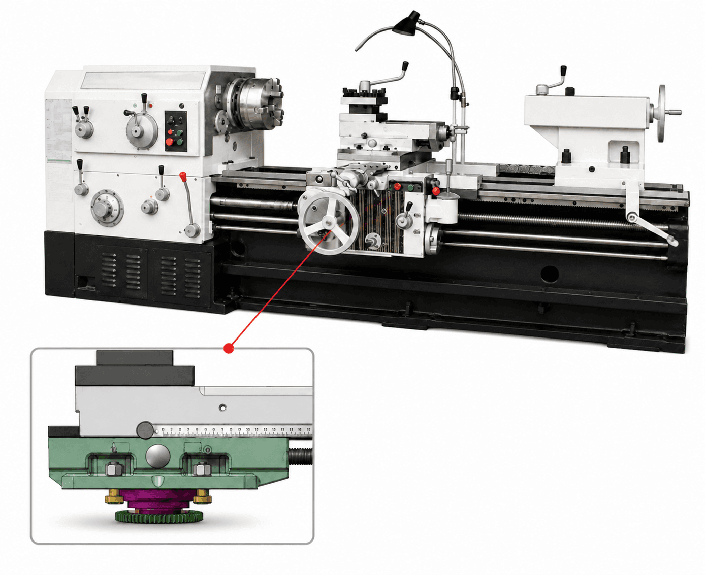 CW6180B/CW6180D Horizontal Lathe